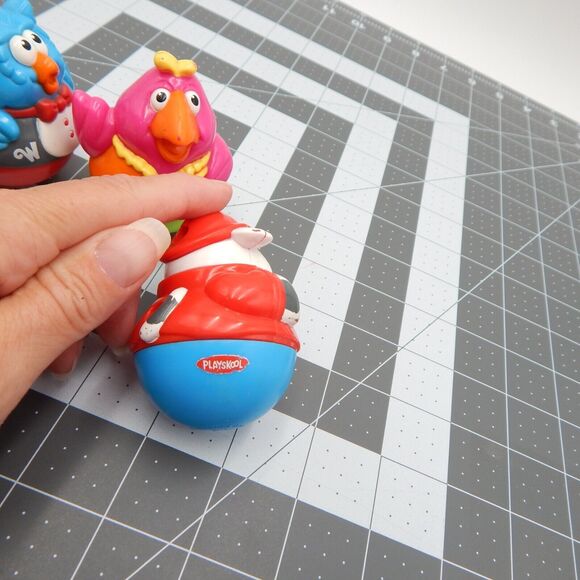 Hasbro Playskool Weebles Wobble Dressed Birds Fireman Dalmatian 2003 - Picture 12 of 13